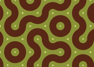 Renkli fayanslar, pürüzsüz rastgele birbirine bağlı dalgalı çizgiler deseni, bağlantı sanatı arkaplan tasarımı çizimi  