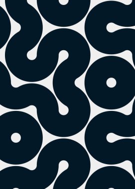 dalgalı ve eğri çizgileri olan renkli fayanslar, bağlantı sanatı arkaplan tasarımı illüstrasyonu 