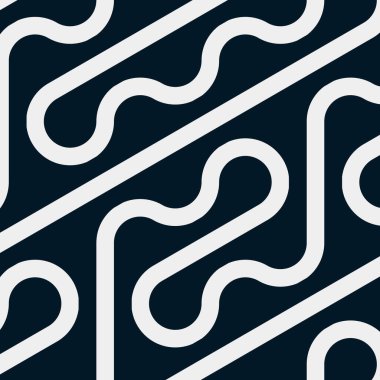 Renkli fayanslar, pürüzsüz rastgele birbirine bağlı dalgalı çizgiler deseni, bağlantı sanatı arkaplan tasarımı çizimi  