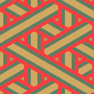 Çizgileri olan renkli fayanslar, bağlantı sanatı arkaplan tasarımı resimlemesi  