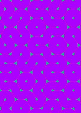 monokrom rastgele geçiş çizgileri üretken sanat tarzı renkli logo illüstrasyonu