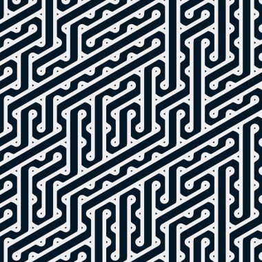 Renkli fayanslar, pürüzsüz rastgele birbirine bağlı dalgalı çizgiler deseni, bağlantı sanatı arkaplan tasarımı çizimi  