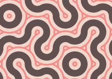 monokrom rastgele geçiş çizgileri üretken sanat tarzı renkli logo illüstrasyonu