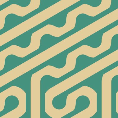 Renkli fayanslar, pürüzsüz rastgele birbirine bağlı dalgalı çizgiler deseni, bağlantı sanatı arkaplan tasarımı çizimi  