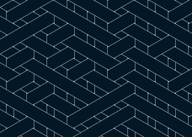 Renkli fayans, kusursuz rastgele dokuma çizgileri deseni, bağlantı sanatı arkaplan tasarımı illüstrasyonu  