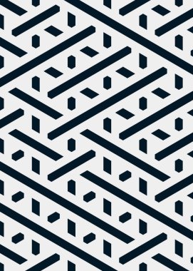 Renkli fayans, kusursuz rastgele dokuma çizgileri deseni, bağlantı sanatı arkaplan tasarımı illüstrasyonu  