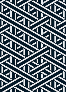 Renkli fayans, kusursuz rastgele dokuma çizgileri deseni, bağlantı sanatı arkaplan tasarımı illüstrasyonu  