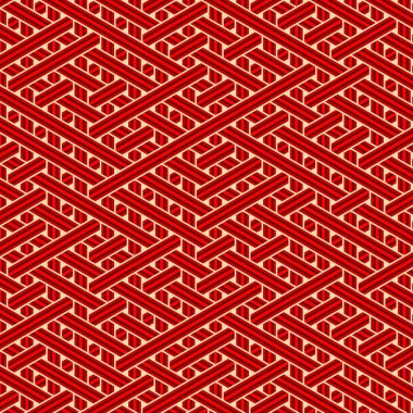 Çizgileri olan renkli fayanslar, bağlantı sanatı arkaplan tasarımı resimlemesi  