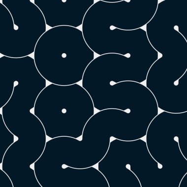 Renkli fayanslar, pürüzsüz rastgele birbirine bağlı dalgalı çizgiler deseni, bağlantı sanatı arkaplan tasarımı çizimi  