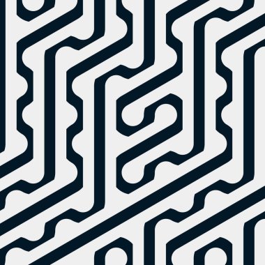 Renkli fayanslar, pürüzsüz rastgele birbirine bağlı dalgalı çizgiler deseni, bağlantı sanatı arkaplan tasarımı çizimi  