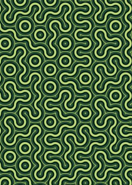 monokrom rastgele geçiş çizgileri üretken sanat tarzı renkli logo illüstrasyonu