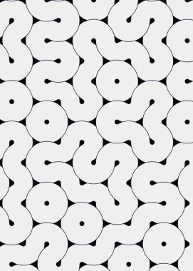 dalgalı ve eğri çizgileri olan renkli fayanslar, bağlantı sanatı arkaplan tasarımı illüstrasyonu 