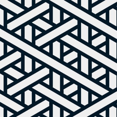 Renkli fayans, kusursuz rastgele dokuma çizgileri deseni, bağlantı sanatı arkaplan tasarımı illüstrasyonu  