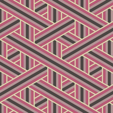 Çizgileri olan renkli fayanslar, bağlantı sanatı arkaplan tasarımı resimlemesi  