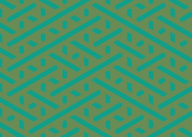 Renkli fayans, kusursuz rastgele dokuma çizgileri deseni, bağlantı sanatı arkaplan tasarımı illüstrasyonu  