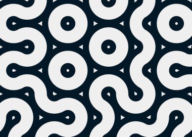 monokrom rastgele geçiş çizgileri üretken sanat tarzı renkli logo illüstrasyonu