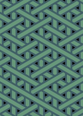 Renkli fayans, kusursuz rastgele dokuma çizgileri deseni, bağlantı sanatı arkaplan tasarımı illüstrasyonu  