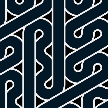 Renkli fayanslar, pürüzsüz rastgele birbirine bağlı dalgalı çizgiler deseni, bağlantı sanatı arkaplan tasarımı çizimi  