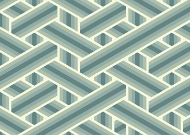 Renkli fayans, kusursuz rastgele dokuma çizgileri deseni, bağlantı sanatı arkaplan tasarımı illüstrasyonu  