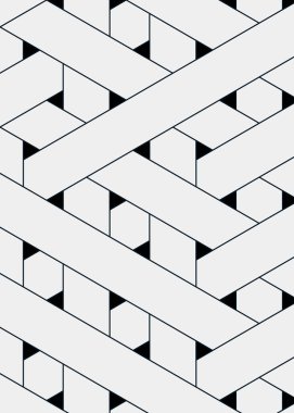 Renkli fayans, kusursuz rastgele dokuma çizgileri deseni, bağlantı sanatı arkaplan tasarımı illüstrasyonu  