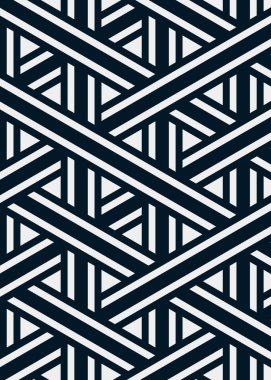 Renkli fayans, kusursuz rastgele dokuma çizgileri deseni, bağlantı sanatı arkaplan tasarımı illüstrasyonu  