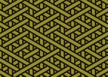 Renkli fayans, kusursuz rastgele dokuma çizgileri deseni, bağlantı sanatı arkaplan tasarımı illüstrasyonu  