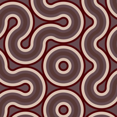 dalgalı ve eğri çizgileri olan renkli fayanslar, bağlantı sanatı arkaplan tasarımı illüstrasyonu  