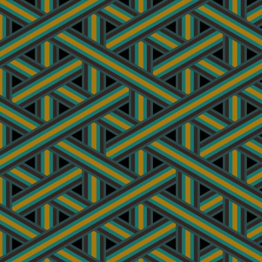 Çizgileri olan renkli fayanslar, bağlantı sanatı arkaplan tasarımı resimlemesi  