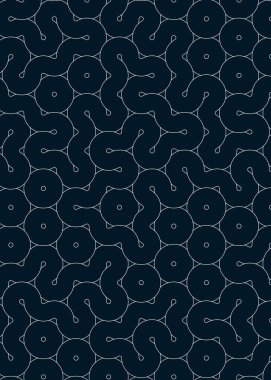 dalgalı ve eğri çizgileri olan renkli fayanslar, bağlantı sanatı arkaplan tasarımı illüstrasyonu 