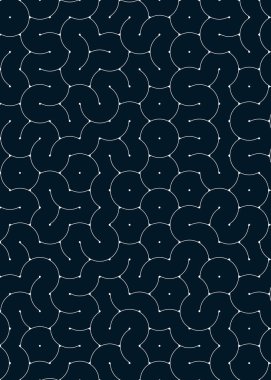 dalgalı ve eğri çizgileri olan renkli fayanslar, bağlantı sanatı arkaplan tasarımı illüstrasyonu 