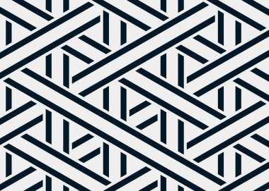 Renkli fayans, kusursuz rastgele dokuma çizgileri deseni, bağlantı sanatı arkaplan tasarımı illüstrasyonu  