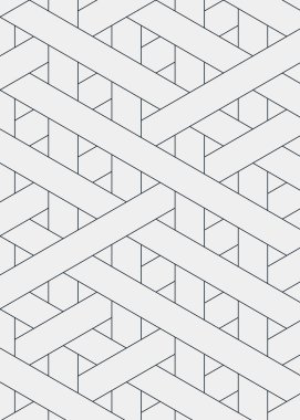 Renkli fayans, kusursuz rastgele dokuma çizgileri deseni, bağlantı sanatı arkaplan tasarımı illüstrasyonu  