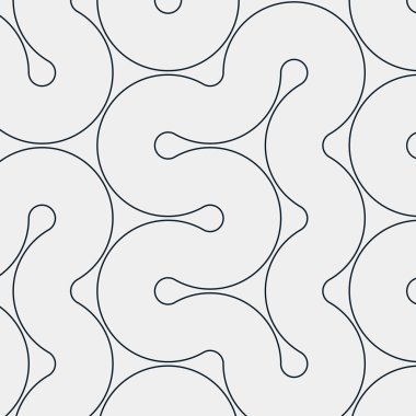 dalgalı ve eğri çizgileri olan renkli fayanslar, bağlantı sanatı arkaplan tasarımı illüstrasyonu 