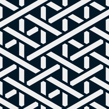 Renkli fayans, kusursuz rastgele dokuma çizgileri deseni, bağlantı sanatı arkaplan tasarımı illüstrasyonu  