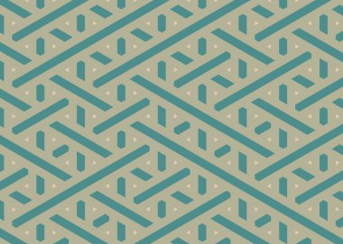 Renkli fayans, kusursuz rastgele dokuma çizgileri deseni, bağlantı sanatı arkaplan tasarımı illüstrasyonu  