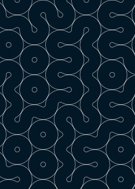 dalgalı ve eğri çizgileri olan renkli fayanslar, bağlantı sanatı arkaplan tasarımı illüstrasyonu 