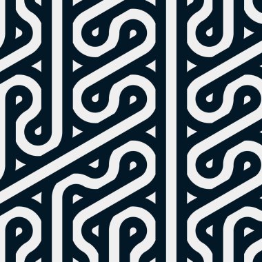 Renkli fayanslar, pürüzsüz rastgele birbirine bağlı dalgalı çizgiler deseni, bağlantı sanatı arkaplan tasarımı çizimi  