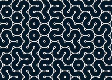 monokrom rastgele geçiş çizgileri üretken sanat tarzı renkli logo illüstrasyonu