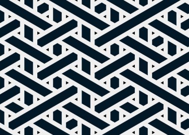 Renkli fayans, kusursuz rastgele dokuma çizgileri deseni, bağlantı sanatı arkaplan tasarımı illüstrasyonu  