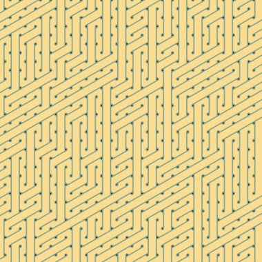 Renkli fayans, kusursuz rastgele dokuma çizgileri deseni, bağlantı sanatı arkaplan tasarımı illüstrasyonu  