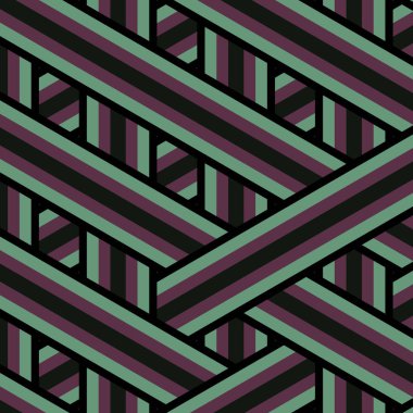 Çizgileri olan renkli fayanslar, bağlantı sanatı arkaplan tasarımı resimlemesi  