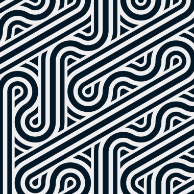 Renkli fayans, kusursuz rastgele dokuma çizgileri deseni, bağlantı sanatı arkaplan tasarımı illüstrasyonu  