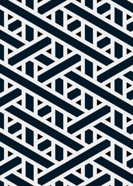 Renkli fayans, kusursuz rastgele dokuma çizgileri deseni, bağlantı sanatı arkaplan tasarımı illüstrasyonu  