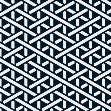 Renkli fayans, kusursuz rastgele dokuma çizgileri deseni, bağlantı sanatı arkaplan tasarımı illüstrasyonu  