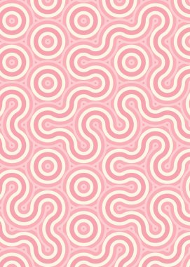 monokrom rastgele geçiş çizgileri üretken sanat tarzı renkli logo illüstrasyonu