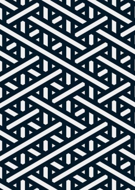 Renkli fayans, kusursuz rastgele dokuma çizgileri deseni, bağlantı sanatı arkaplan tasarımı illüstrasyonu  