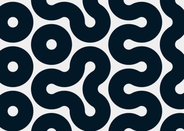 Renkli fayanslar, pürüzsüz rastgele birbirine bağlı dalgalı çizgiler deseni, bağlantı sanatı arkaplan tasarımı çizimi  