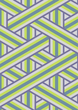 Renkli fayans, kusursuz rastgele dokuma çizgileri deseni, bağlantı sanatı arkaplan tasarımı illüstrasyonu  