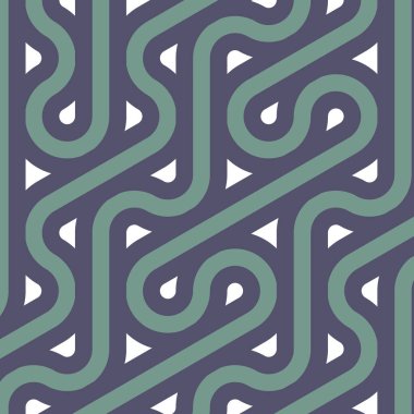 Renkli fayanslar, pürüzsüz rastgele birbirine bağlı dalgalı çizgiler deseni, bağlantı sanatı arkaplan tasarımı çizimi  