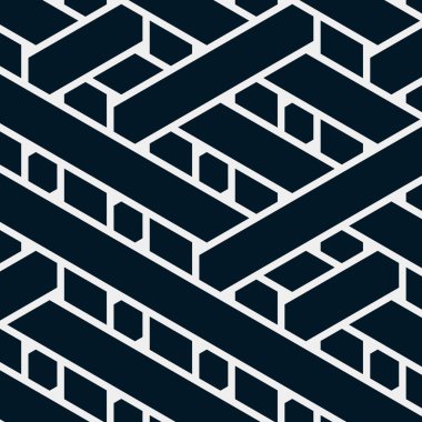 Renkli fayans, kusursuz rastgele dokuma çizgileri deseni, bağlantı sanatı arkaplan tasarımı illüstrasyonu  